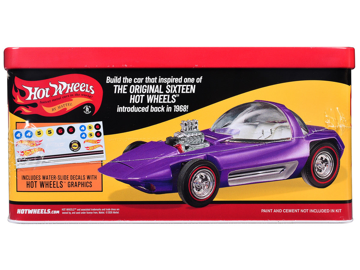Skill 2 Model Kit Hot Wheels Silhouette with Collector Tin 1/25 Scale Model by AMT AMT