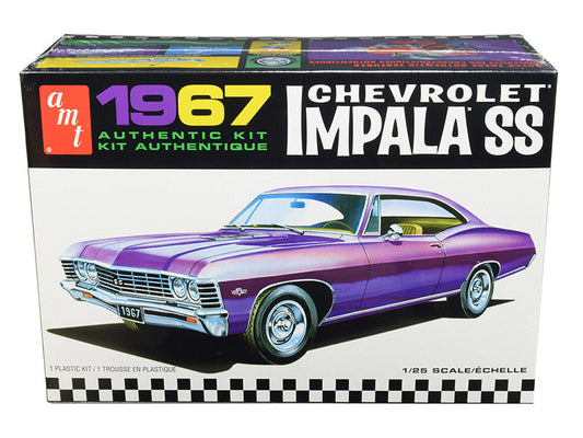 Skill 2 Model Kit 1967 Chevrolet Impala SS 1/25 Scale Model by AMT AMT
