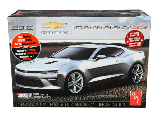 Skill 1 Snap Model Kit 2016 Chevrolet Camaro SS 1/25 Scale Model by AMT AMT