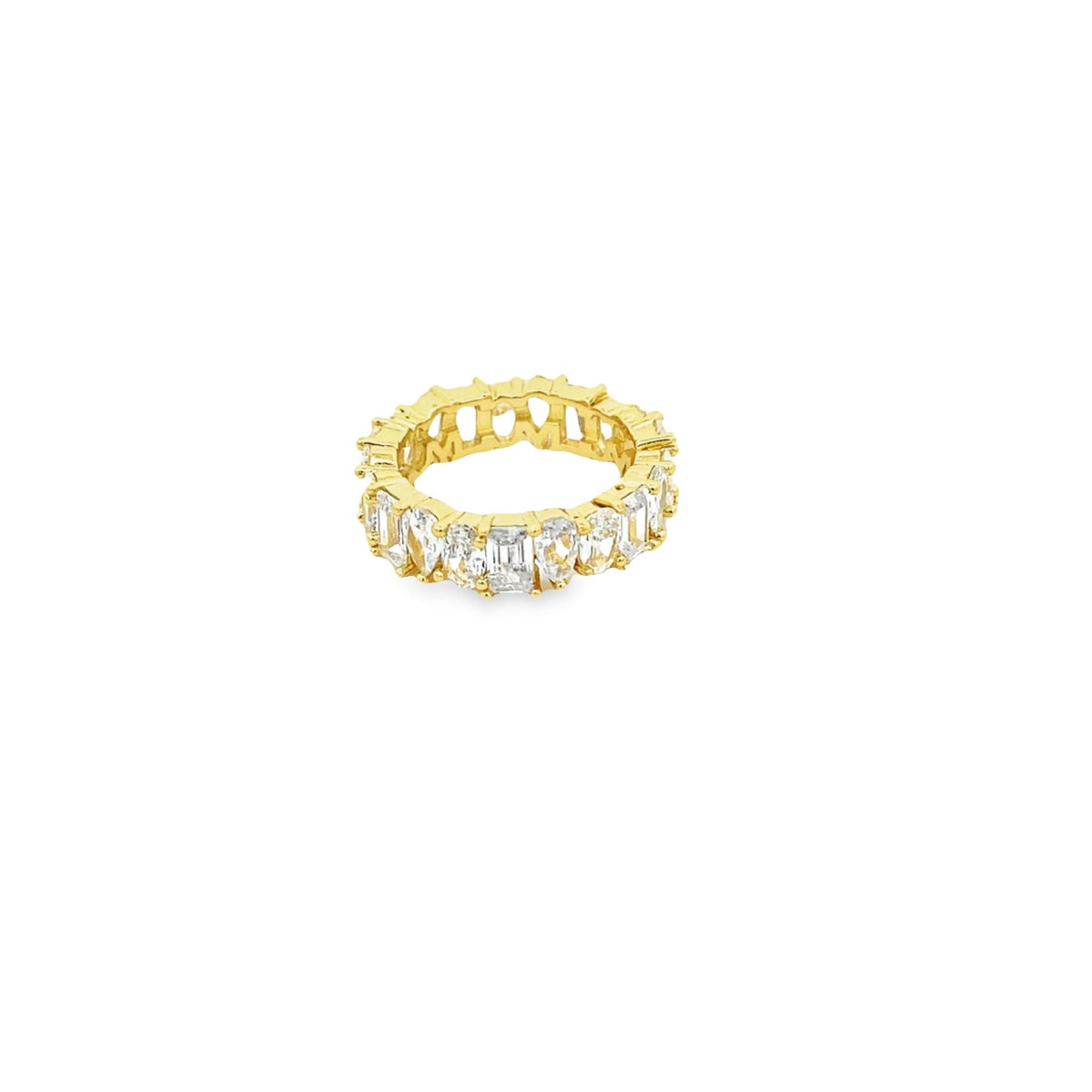 Abstract Shaped Clear CZ Ring (D58) MIA Jewelry