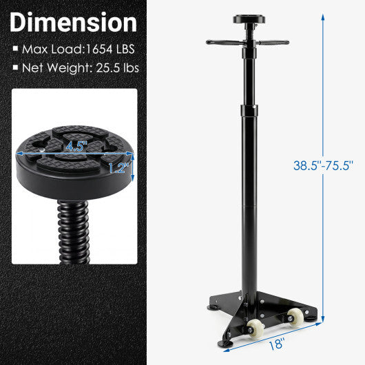 Underhoist Support Stand for Vehicle Components Support-Black W2B