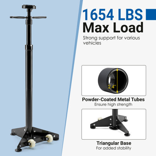 Underhoist Support Stand for Vehicle Components Support-Black W2B