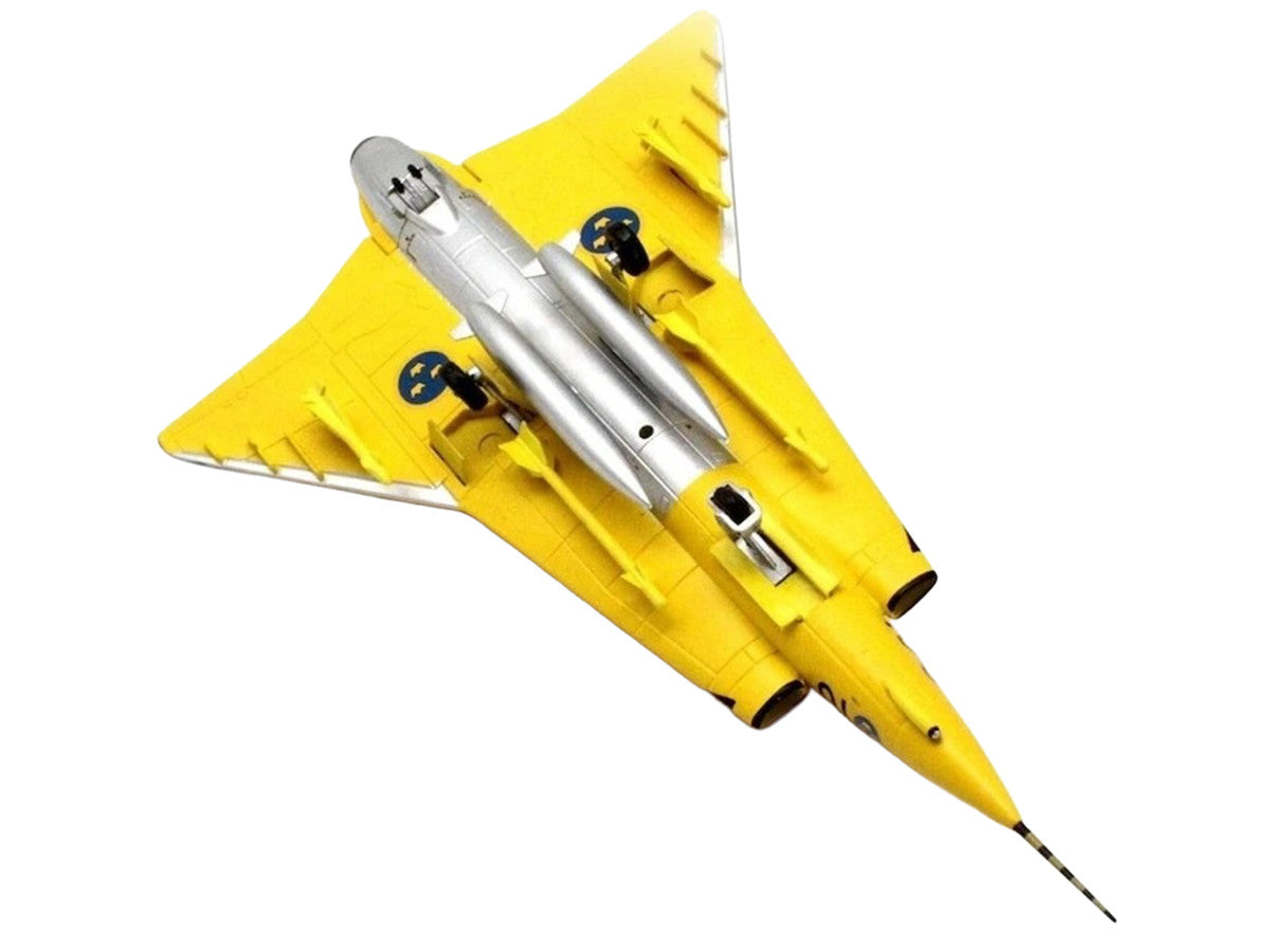 Saab J35J Draken Fighter Aircraft "43-10 3 "Johan Gul" Squadron 10 Wing Final Flight Livery" (1997) Swedish Air Force 1/72 Diecast Model Airplane by Aviation 72 Aviation 72