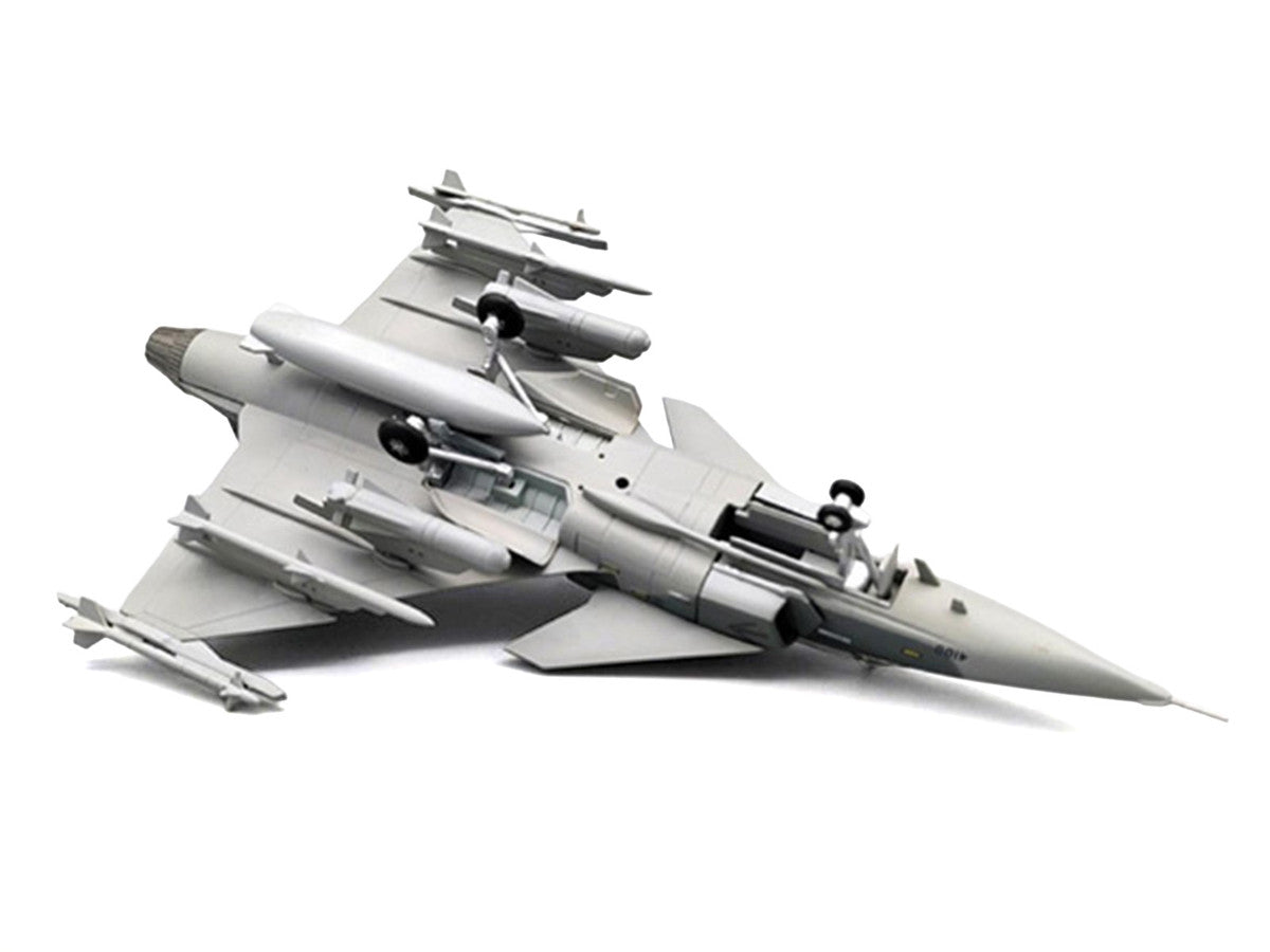 Saab JAS 39A Gripen Fighter Aircraft "131 F 7 Wing Cat’s Paw Livery Satenas Air Base" (2006) Swedish Air Force 1/72 Diecast Model Airplane by Aviation 72 Aviation 72