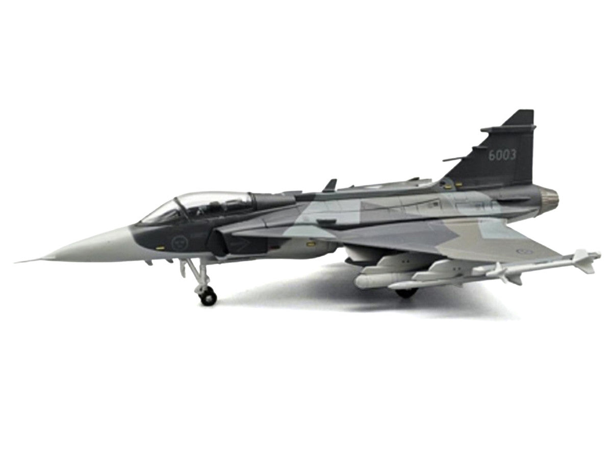 Saab JAS 39E Gripen Fighter Aircraft "6003 E-variant Pre-Production Test" (2023) Swedish Air Force 1/72 Diecast Model Airplane by Aviation 72-1