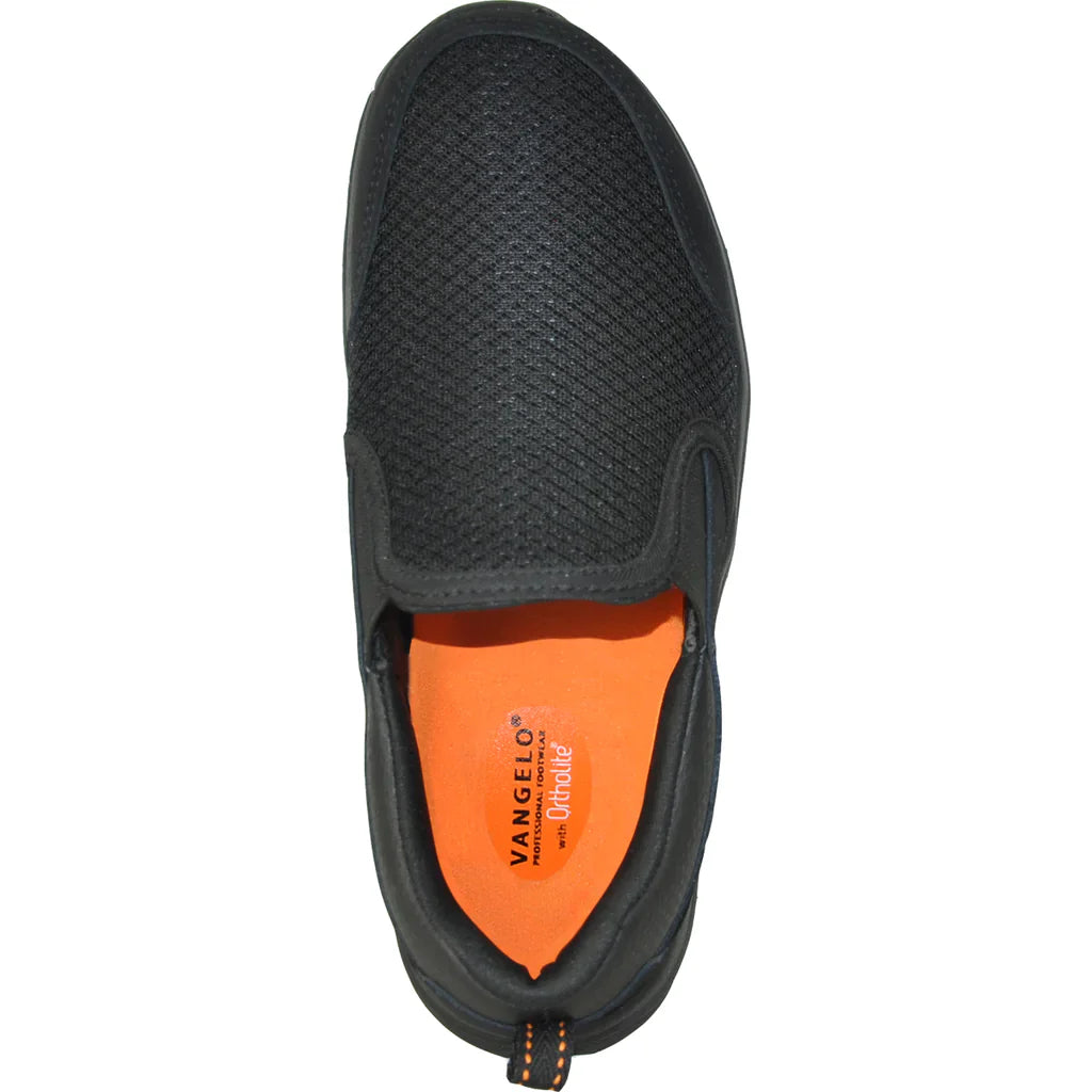 VANGELO Women Slip Resistant Shoe AVA-1 Black Tux-USA
