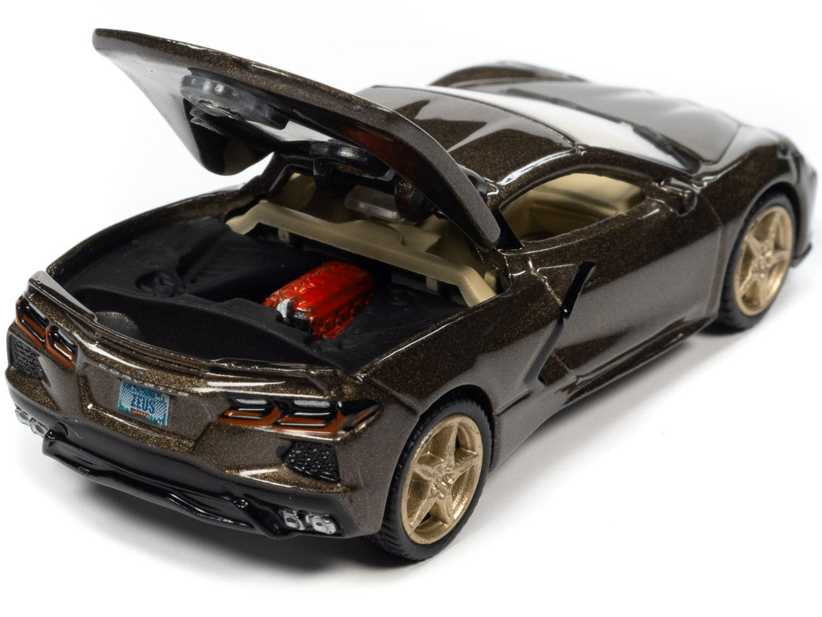 2020 Chevrolet Corvette Zeus Bronze Metallic "Sports Cars" Limited Edition 1/64 Diecast Model Car by Auto World Autoworld