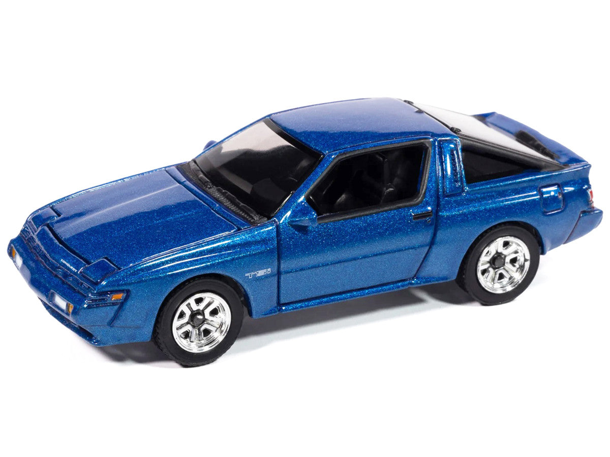 1988 Chrysler Conquest TSi Bright Blue Metallic "Modern Muscle" Series 1/64 Diecast Model Car by Auto World Autoworld
