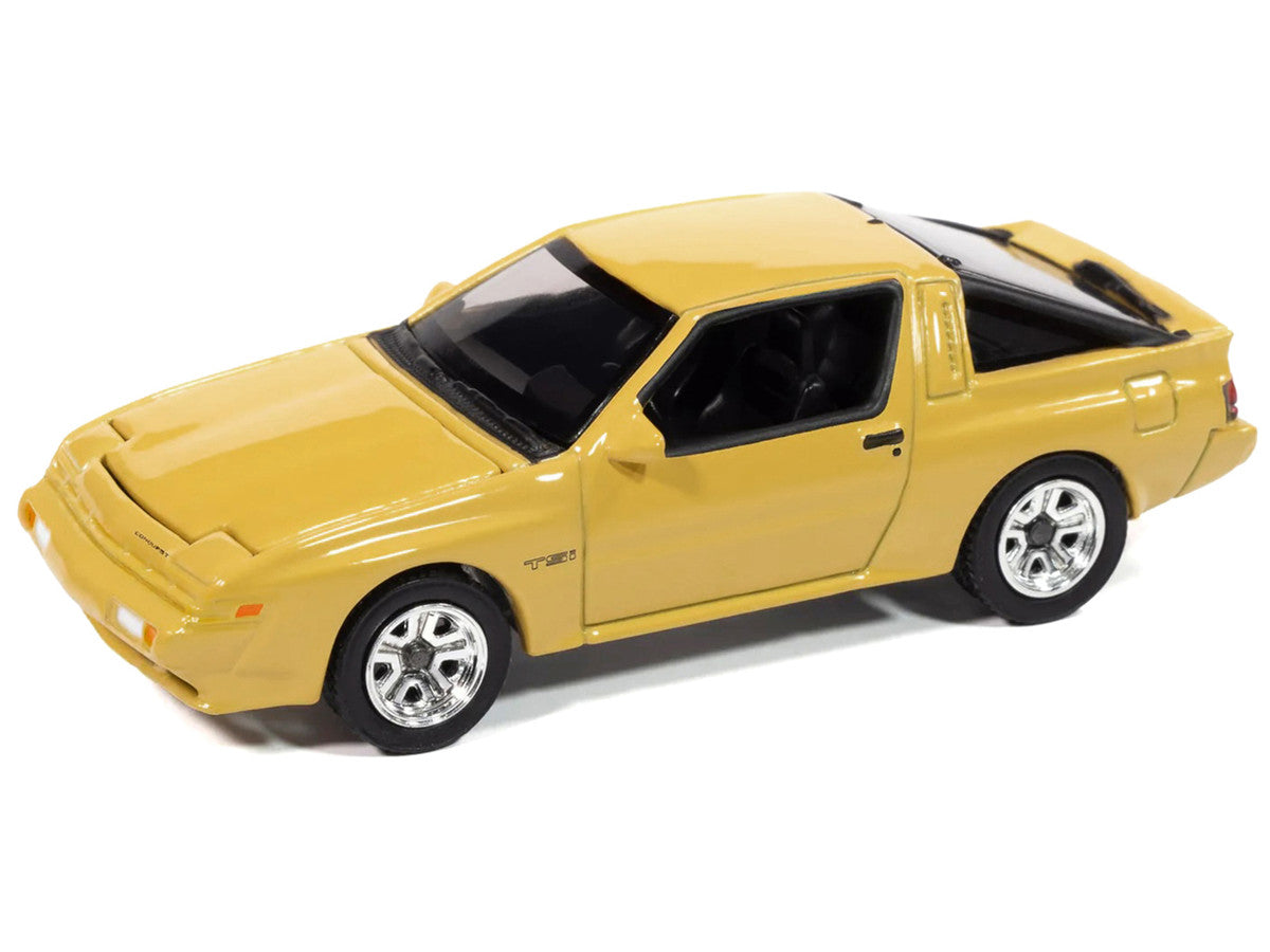 1988 Chrysler Conquest TSi San Marino Yellow "Modern Muscle" Series 1/64 Diecast Model Car by Auto World Autoworld