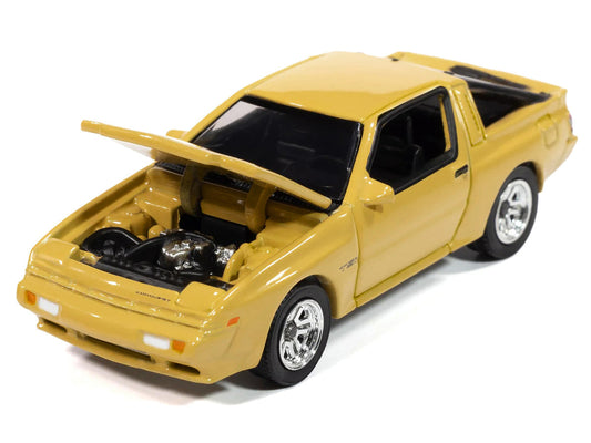 1988 Chrysler Conquest TSi San Marino Yellow "Modern Muscle" Series 1/64 Diecast Model Car by Auto World Autoworld
