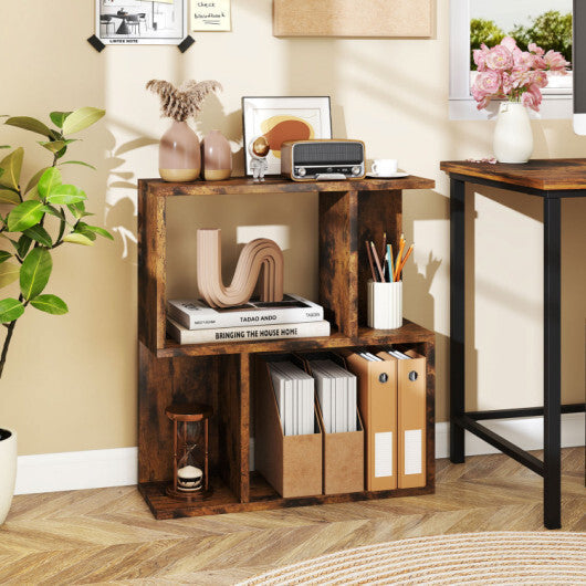 3-Piece Space-Saving Living Room with Teddy Sofa  Display Bookshelf & Foldable Murphy Bed W2B