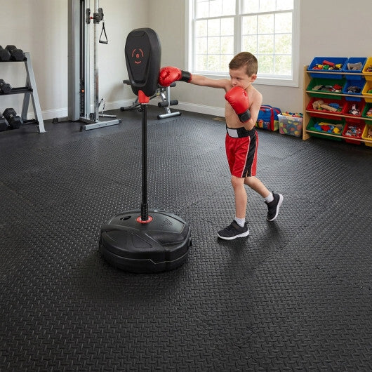 Inflation Free Boxing Set and 12Pcs 1/2" Puzzle Exercise Mat W2B