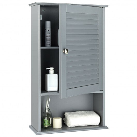 27.5 Inch H Wall Hanging Bathroom Storage Cabinet W2B