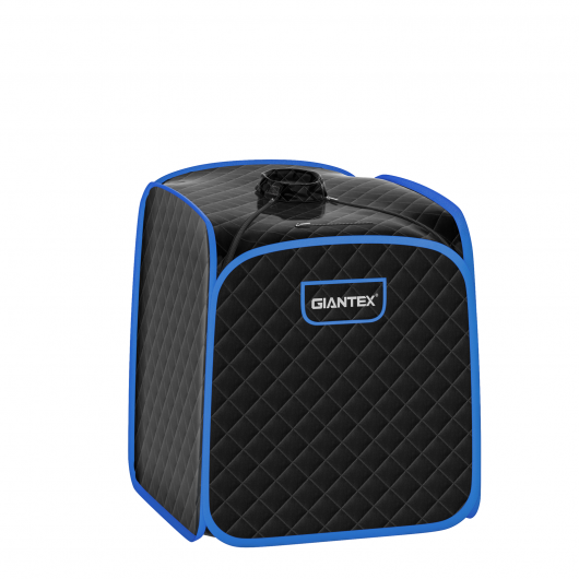 Portable Personal Steam Sauna Spa with Steamer Chair-Black W2B