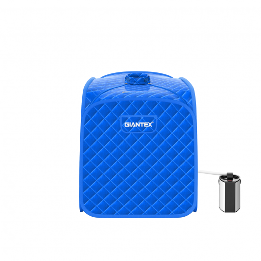 Portable Personal Steam Sauna Spa with Steamer Chair-Black W2B