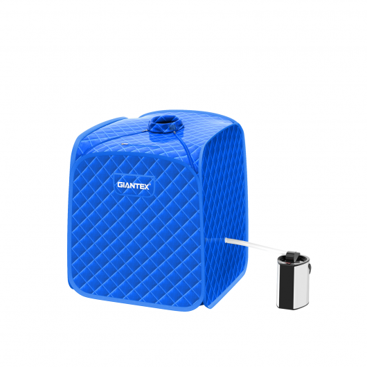 Portable Personal Steam Sauna Spa with Steamer Chair-Black W2B