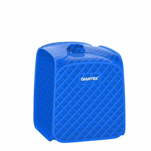 Portable Personal Steam Sauna Spa with Steamer Chair-Black W2B