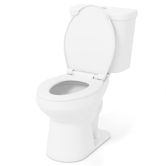 Standard Toilet with 17.5 Inch ADA Comfort Chair Height Seat W2B
