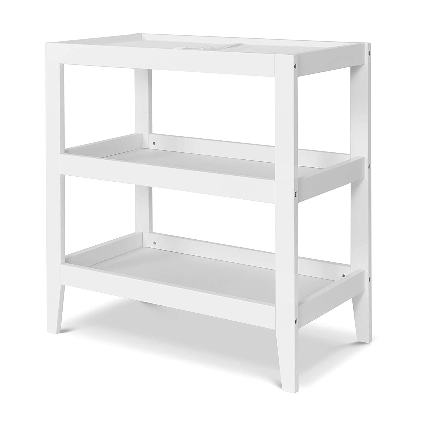 Modern White Baby Changing Table w/ 1-inch Waterproof Changing Pad FastFurnishings