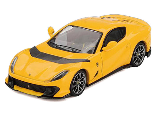 Ferrari 812 Competizone Giallo Modena Yellow 1/64 Diecast Model Car by BBR
