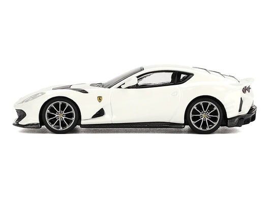 Ferrari 812 Competizione Bianco Avus White 1/64 Diecast Model Car by BBR-1