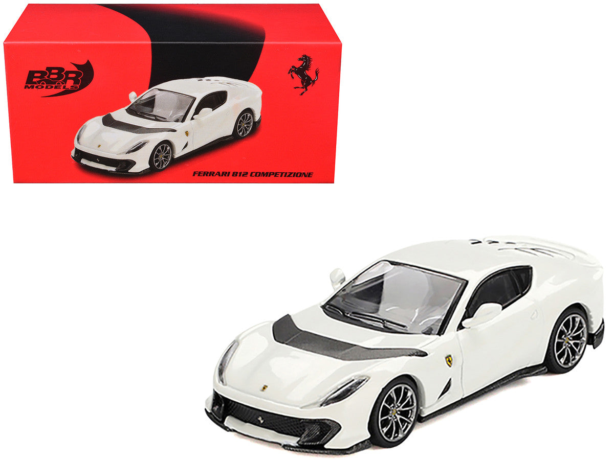 Ferrari 812 Competizione Bianco Avus White 1/64 Diecast Model Car by BBR-3
