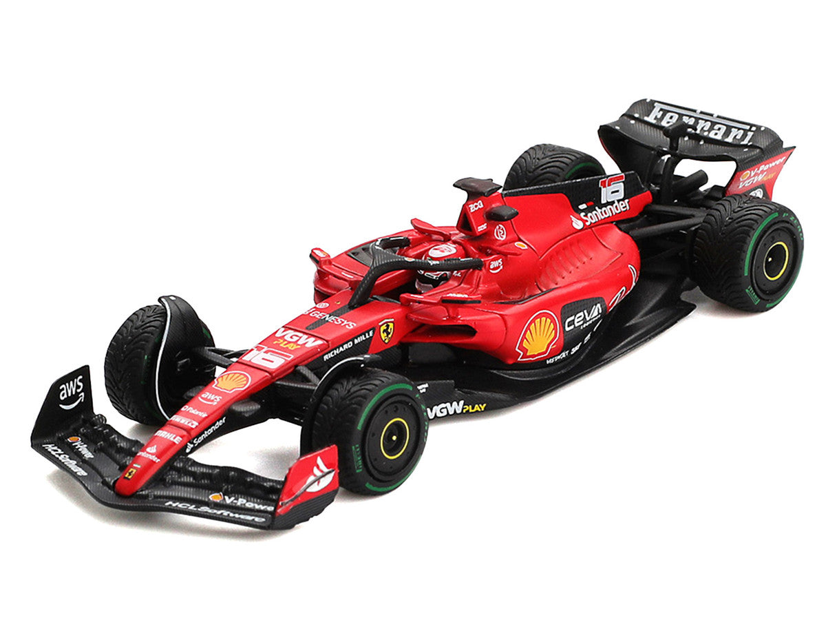 Ferrari SF-23 #16 Charles Leclerc Formula One F1 "Monaco GP" (2023) 1/64 Diecast Model Car by BBR Models BBR