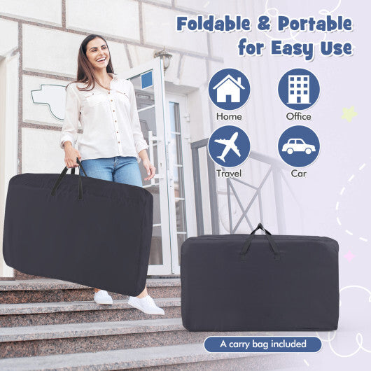 Baby Bassinet Bedside Sleeper with 6-Level Adjustable Height-Beige