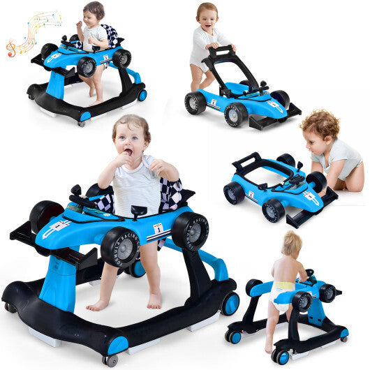 $79 5-in-1 Baby Walker with Adjustable Height and Speed W2B