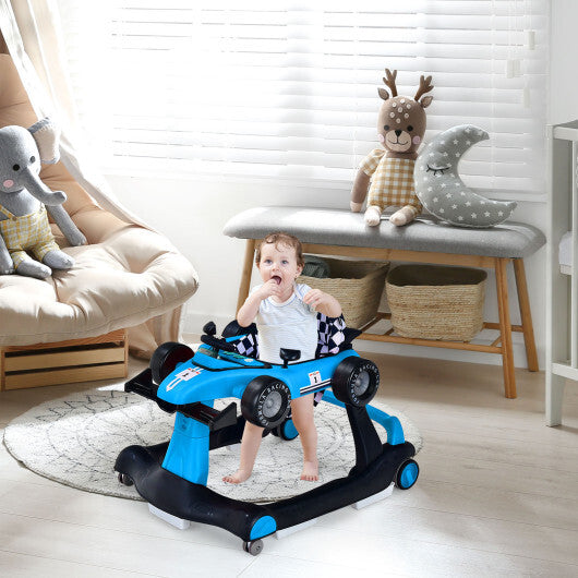 $79 5-in-1 Baby Walker with Adjustable Height and Speed W2B