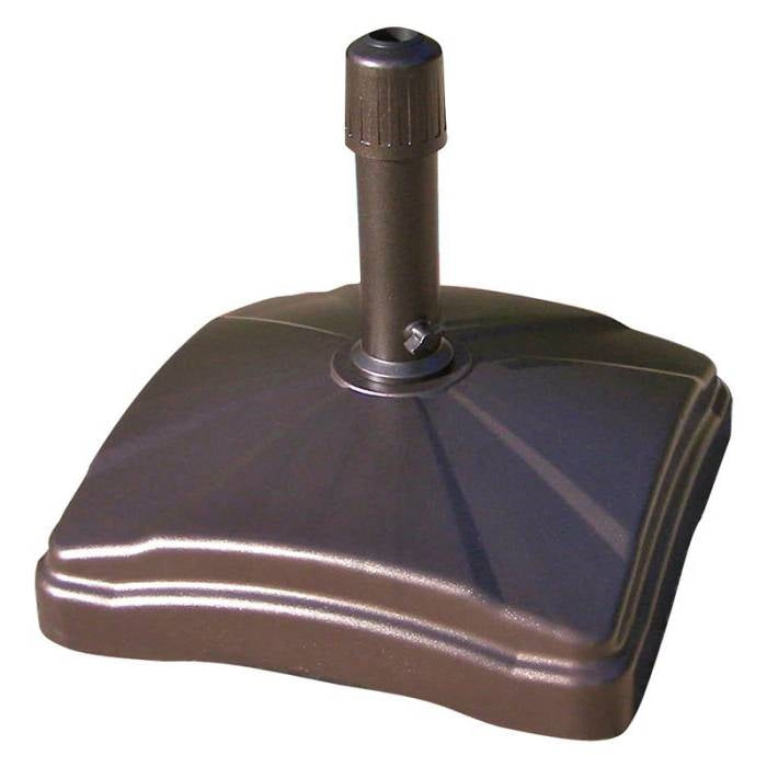 Bronze Patio Umbrella Base Up to 125 lbs of Stability Easy to Move Made in USA FastFurnishings