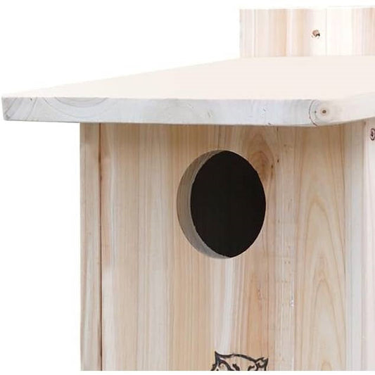 Sturdy Wood Bird House for Owls and Kestrels FastFurnishings