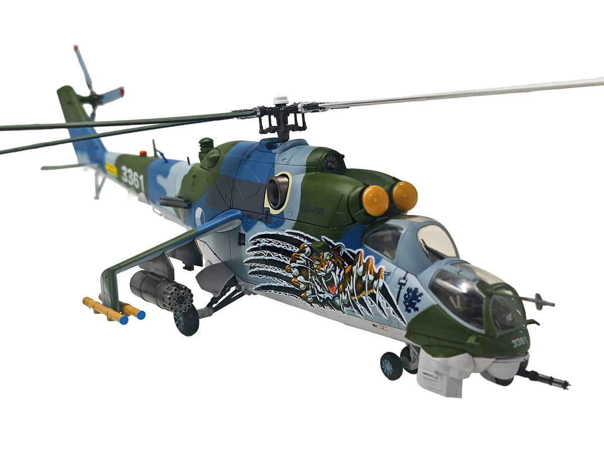 Mil Mi-35 (Mi-24V) Hind Helicopter "3361 221 Squadron 22 Wing NATO Tiger Meet Cambrai France" (2011) Czech Air Force 1/48 Diecast Model by Bless Wing Bless Wing