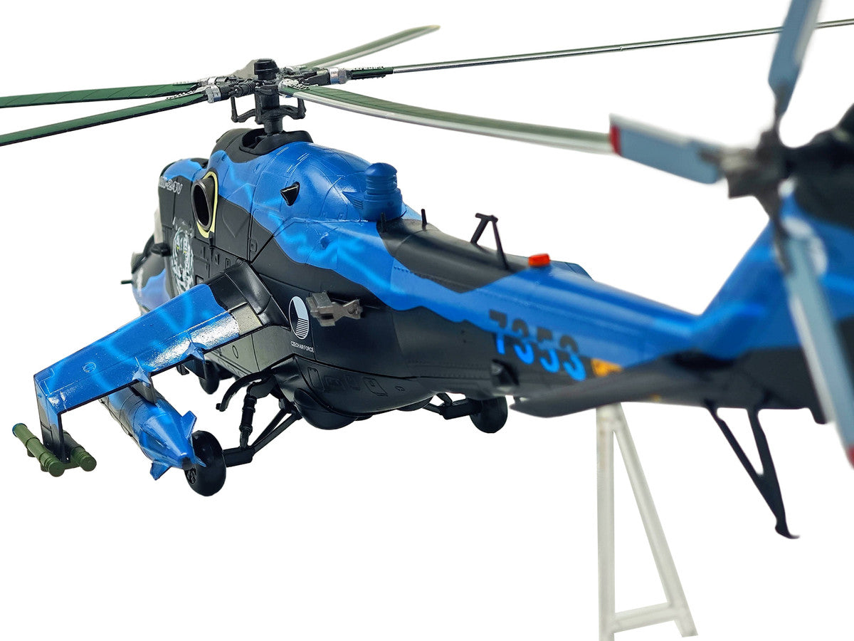 Mil Mi-24V Hind-E Helicopter "7353 231 Squadron 23 Wing NATO Tiger Meet Turkey" (2005) Czech Air Force 1/48 Diecast Model by Bless Wing Bless Wing