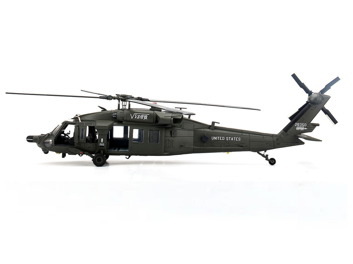 Sikorsky MH-60L Black Hawk Helicopter "160th Special Operations Aviation Regiment Battle of Mogadishu Operation Gothic Serpent Somalia" (1993) United States Army 1/48 Diecast Model by Bless Wing-1