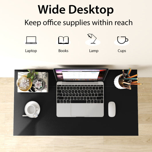 31 Inch Space-saving Folding Computer Desk for Home Office-Natural W2B