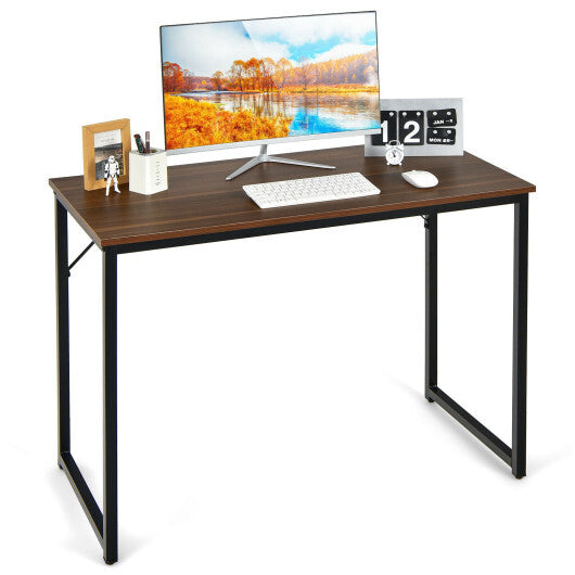 L Shaped Computer Desk and Writing Workstation for Home and Office-White