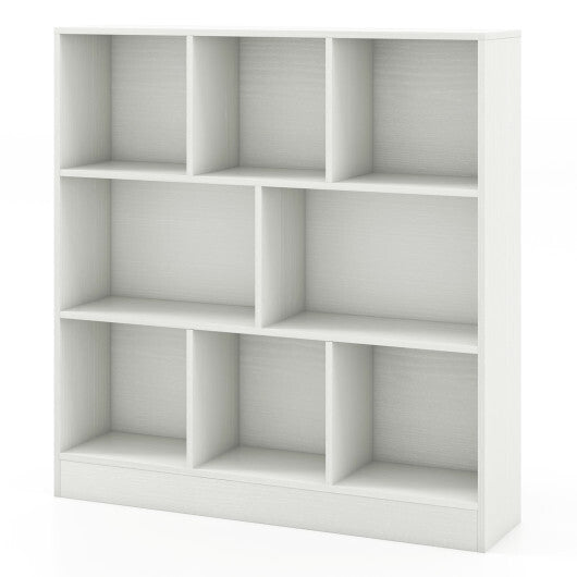 41 Inches 8-Cube Freestanding Bookcase for Kids-White W2B