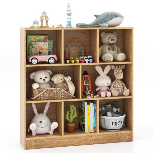 41 Inches 8-Cube Freestanding Bookcase for Kids-White W2B