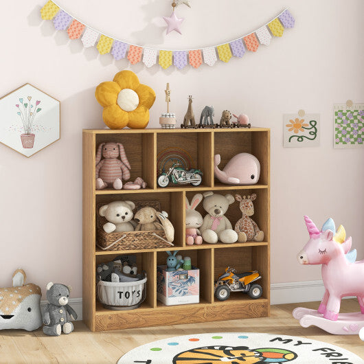 41 Inches 8-Cube Freestanding Bookcase for Kids-White W2B