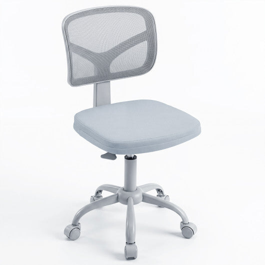 Kids Desk Chair with Adjustable Height-Gray W2B