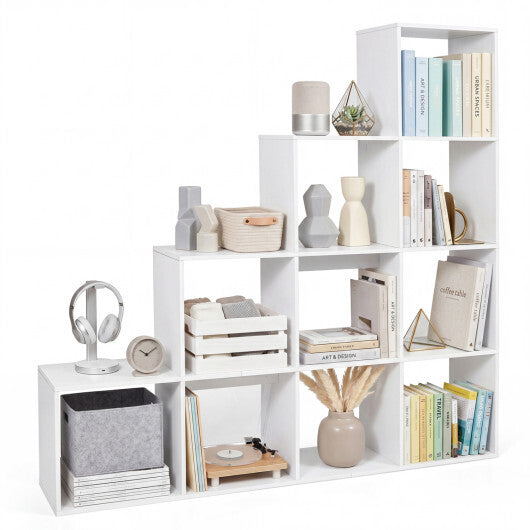4-Tier Bookshelf with 2 Anti-Tipping Kits for Home Office-Natrual W2B