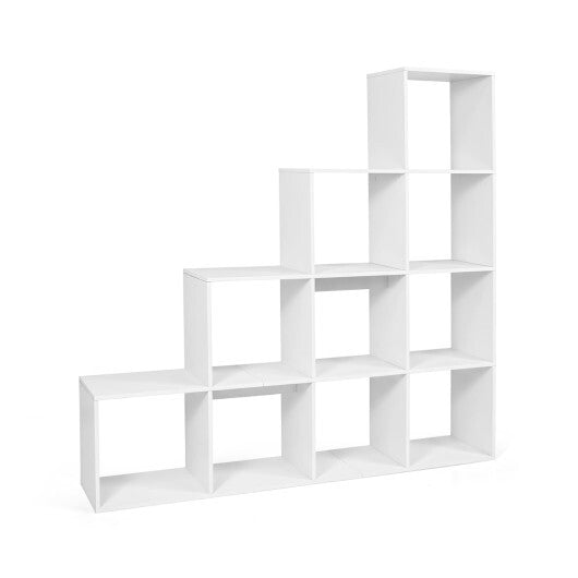 4-Tier Bookshelf with 2 Anti-Tipping Kits for Home Office-Natrual W2B