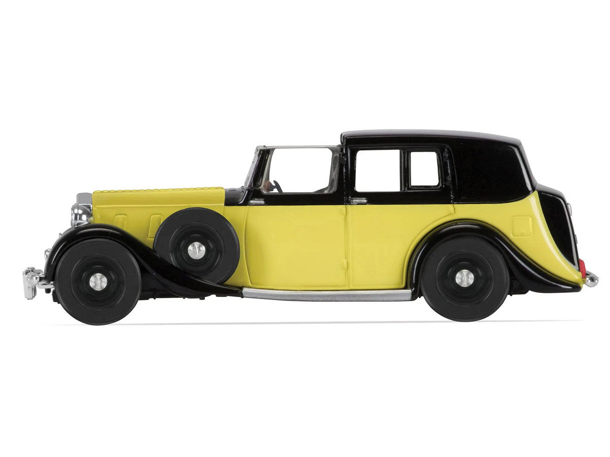 Rolls Royce Phantom III Sedanca de Ville Yellow with Black Top James Bond 007 "Goldfinger" (1964) Movie Diecast Model by Corgi Corgi