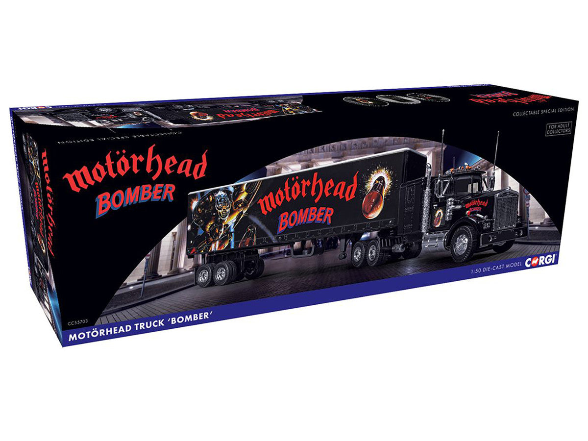 "Motorhead Bomber" Transport Truck Black 1/50 Diecast Model by Corgi Corgi
