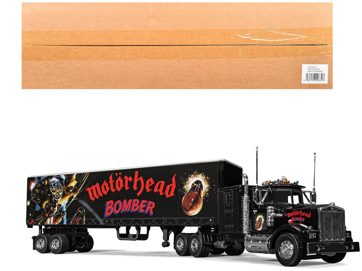 "Motorhead Bomber" Transport Truck Black 1/50 Diecast Model by Corgi Corgi
