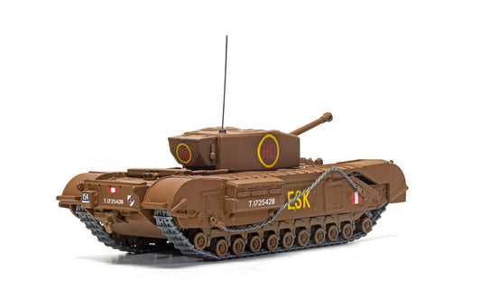 Churchill Mk.III Tank "ESK Squadron HQ C Squadron 3rd Battalion Scots Guards 6th Guards Armoured Brigade" (1943) British Royal Army "Military Legends" Series 1/50 Diecast Model by Corgi-1