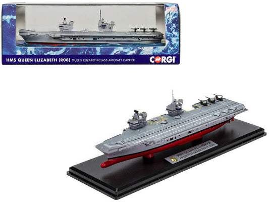 HMS Queen Elizabeth (R08) Aircraft Carrier "Queen Elizabeth-Class" British Royal Navy "Naval Power" Series 1/1250 Diecast Model by Corgi Corgi