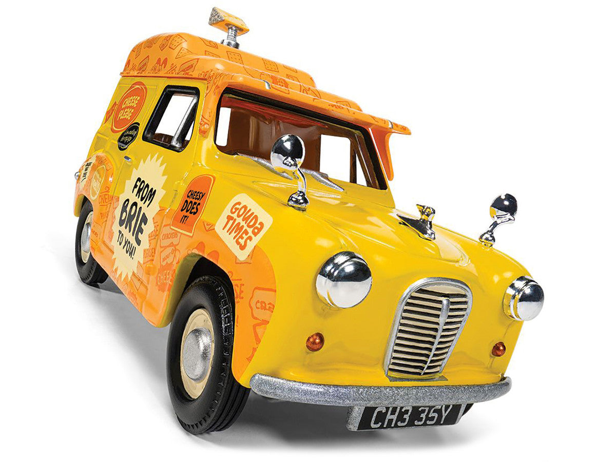 Austin A35 Van RHD (Right Hand Drive) Yellow "Cheese Please" "Wallace & Gromit" Diecast Model Car by Corgi-1