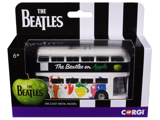 The Beatles London Double Decker Bus "The White Album" White Diecast Model Car by Corgi Corgi